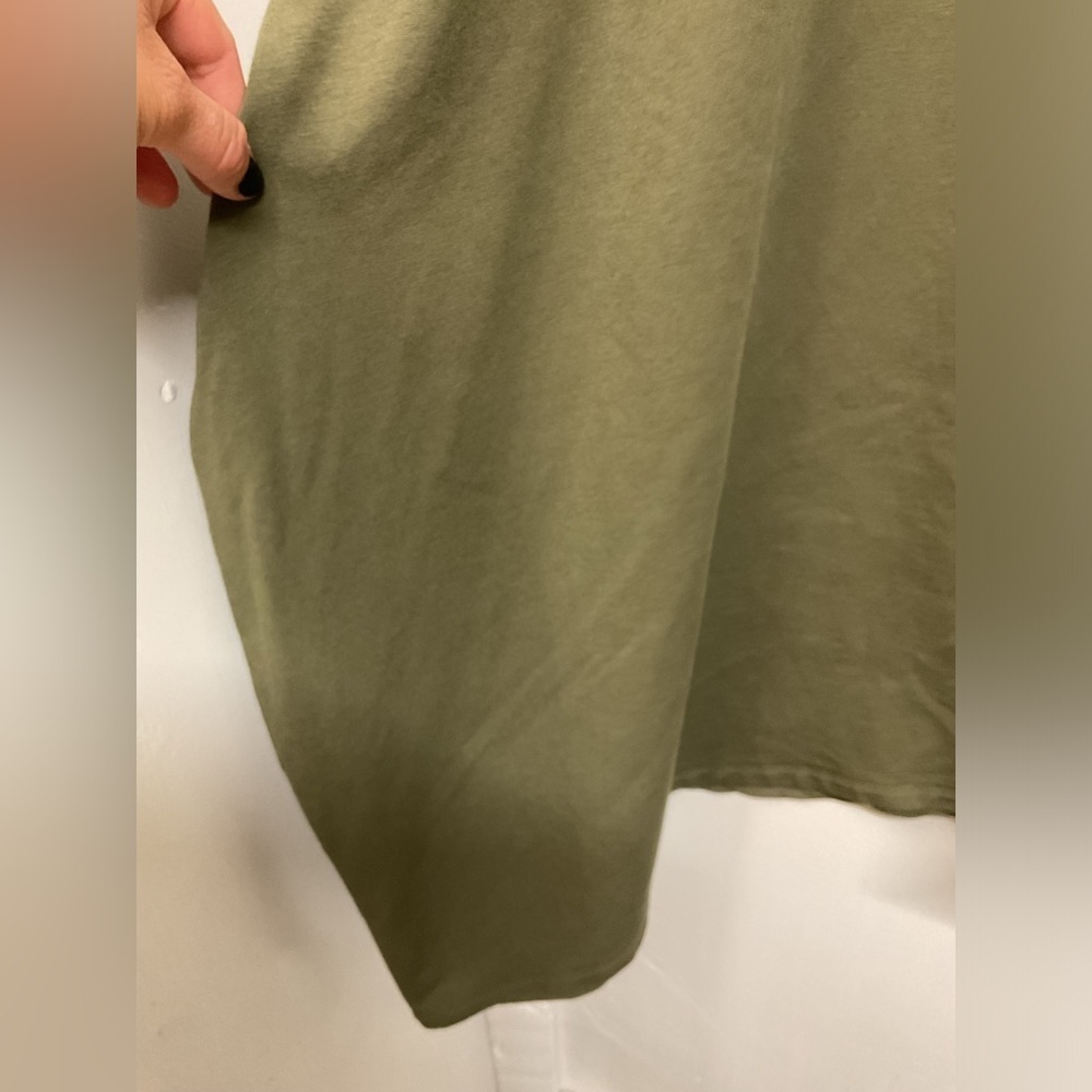 Green Marcella NYC Samantha Crewneck Asymmetric  Dress Size XS - Picture 5 of 8